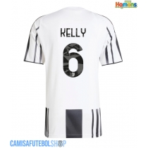 Camisa de time de futebol Juventus Lloyd Kelly #6 Replicas 1º Equipamento 2025-26 Manga Curta